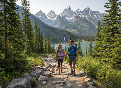 Jenny Lake & Hidden Falls Trail